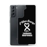 Leukemia Awareness I Wear Orange Samsung Phone Case