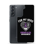 Fibromyalgia Awareness For My Hero Samsung Phone Case - The Awareness Store