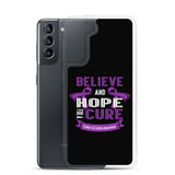 Crohn's Awareness Believe & Hope for a Cure Samsung Phone Case - The Awareness Store