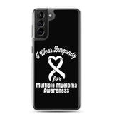 Multiple Myeloma Awareness I Wear Burgundy Samsung Phone Case