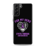 Cystic Fibrosis Awareness For My Hero Samsung Phone Case - The Awareness Store