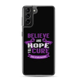 Crohn's Awareness Believe & Hope for a Cure Samsung Phone Case - The Awareness Store