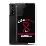 Multiple Myeloma Awareness I Wear Burgundy Samsung Phone Case - The Awareness Store