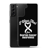 Ovarian Cancer Awareness I Wear Teal Samsung Phone Case - The Awareness Store