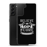 Brain Cancer Awareness Believe & Hope for a Cure Samsung Phone Case