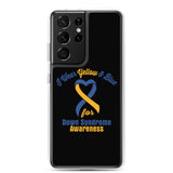 Down Syndrome Awareness I Wear Yellow & Blue Samsung Phone Case