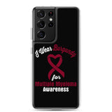 Multiple Myeloma Awareness I Wear Burgundy Samsung Phone Case - The Awareness Store