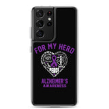 Alzheimer's Awareness For My Hero Samsung Phone Case