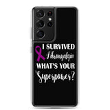 Fibromyalgia Awareness I Survived, What's Your Superpower? Samsung Phone Case