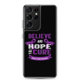 Crohn's Awareness Believe & Hope for a Cure Samsung Phone Case - The Awareness Store