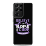 Epilepsy Awareness Believe & Hope for a Cure Samsung Phone Case