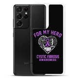 Cystic Fibrosis Awareness For My Hero Samsung Phone Case - The Awareness Store