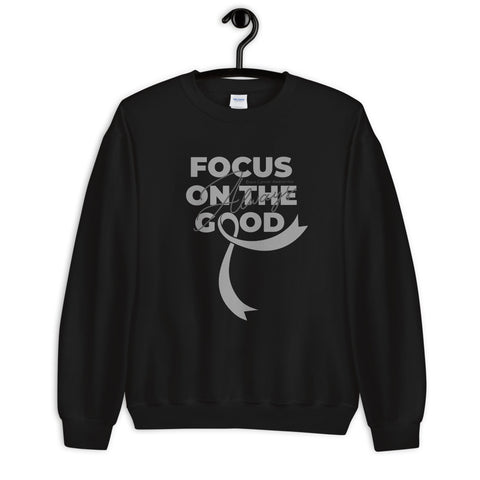 Brain Cancer Awareness Always Focus on the Good Sweater - The Awareness Store