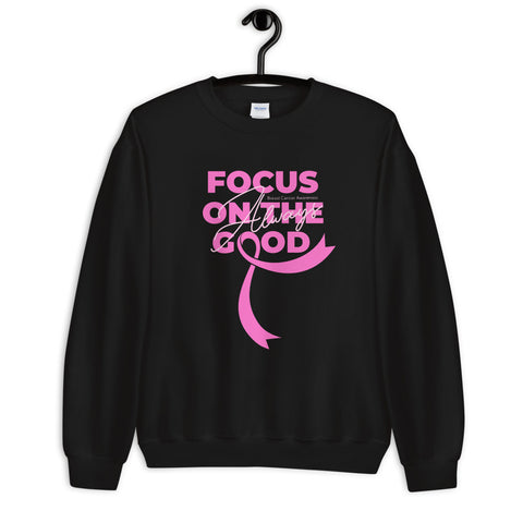 Breast Cancer Awareness Always Focus on the Good Sweater - The Awareness Store