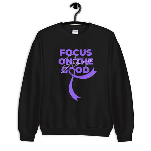 Fibromyalgia Awareness Always Focus on the Good Sweater - The Awareness Store