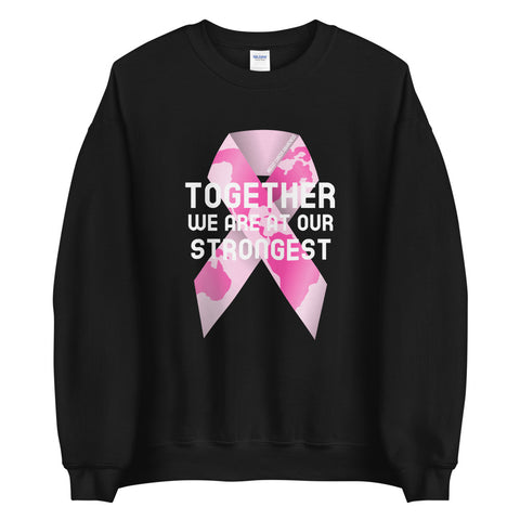 Breast Cancer Awareness Together We Are at Our Strongest Sweater - The Awareness Store