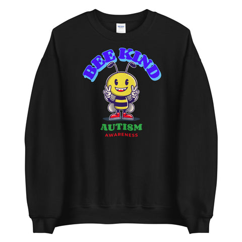 Autism Awareness Bee Kind Sweater - The Awareness Store