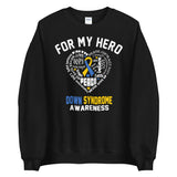 Down Syndrome Awareness For My Hero Sweater - The Awareness Store