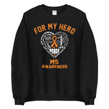 Multiple Sclerosis Awareness For My Hero Sweater - The Awareness Store
