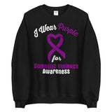 Domestic Violence Awareness I Wear Purple Sweater