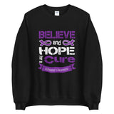 Alzheimer's Awareness Believe & Hope for a Cure Sweater