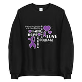 Fibromyalgia Awareness Faith, Hope, Courage Sweater