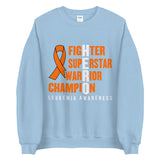 Leukemia Awareness Fighter, Superstar, Warrior, Champion, Hero Sweater