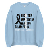 Melanoma Awareness Fighter, Superstar, Warrior, Champion, Hero Sweater