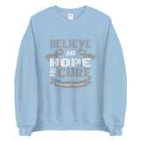 Brain Cancer Awareness Believe & Hope for a Cure Sweater