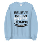 Melanoma Awareness Believe & Hope for a Cure Sweater