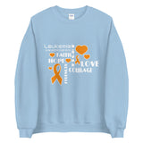 Leukemia Awareness Faith, Hope, Courage Sweater