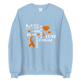 Multiple Sclerosis Awareness Faith, Hope, Courage Sweater