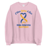 Down Syndrome Awareness I Wear Yellow & Blue Sweater