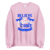 Colon Cancer Awareness Believe & Hope for a Cure Sweater