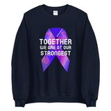 Rheumatoid Arthritis Awareness Together We Are at Our Strongest Sweater - The Awareness Store