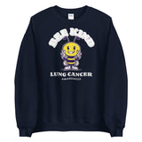 Lung Cancer Awareness Bee Kind Sweater