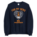 Multiple Sclerosis Awareness For My Hero Sweater - The Awareness Store
