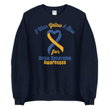 Down Syndrome Awareness I Wear Yellow & Blue Sweater - The Awareness Store
