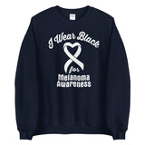 Melanoma Awareness I Wear Black Sweater