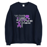Cystic Fibrosis Awareness Faith, Hope, Courage Sweater