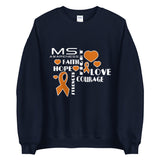 Multiple Sclerosis Awareness Faith, Hope, Courage Sweater