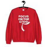 Lung Cancer Awareness Always Focus on the Good Sweater - The Awareness Store