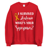 Leukemia Awareness I Survived, What's Your Superpower? Sweater