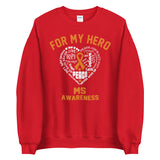 Multiple Sclerosis Awareness For My Hero Sweater - The Awareness Store