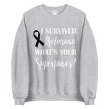 Melanoma Awareness I Survived, What's Your Superpower? Sweater