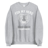 Brain Cancer Awareness For My Hero Sweater