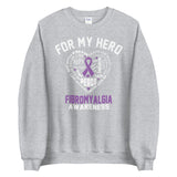 Fibromyalgia Awareness For My Hero Sweater - The Awareness Store