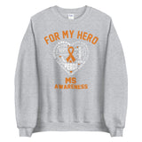 Multiple Sclerosis Awareness For My Hero Sweater - The Awareness Store