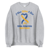 Down Syndrome Awareness I Wear Yellow & Blue Sweater