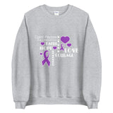 Cystic Fibrosis Awareness Faith, Hope, Courage Sweater